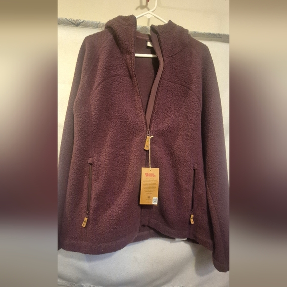 Fjällräven Womans Large Kaitum Fleece Hoodie NWT - Picture 2 of 11